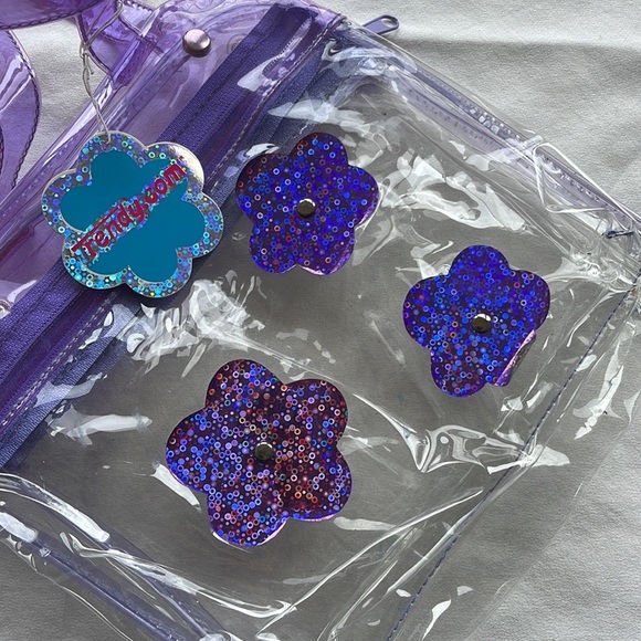 Floral Purple Mini Bag - Picture 2 of 2
